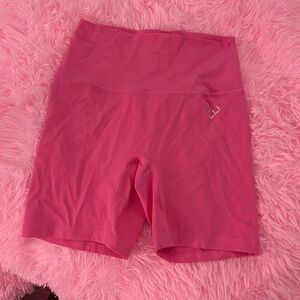 Pink kawaii gym shorts